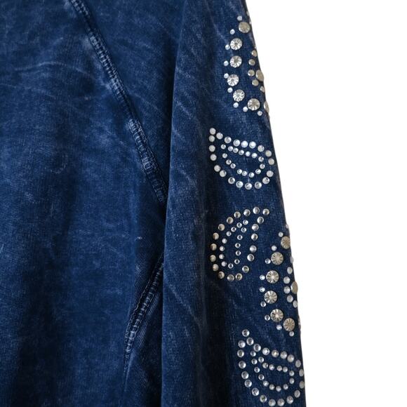 Cover Charge Women's L Vintage Embellished Paisley 3/4 Sleeve T-Shirt - Picture 8 of 10